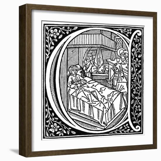 Illustration from Boethius' De Consolatione Philosophiae, 1498-null-Framed Giclee Print