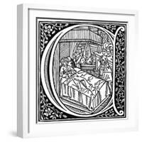 Illustration from Boethius' De Consolatione Philosophiae, 1498-null-Framed Giclee Print