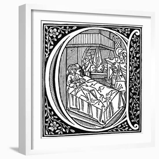 Illustration from Boethius' De Consolatione Philosophiae, 1498-null-Framed Giclee Print