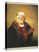 Illustration from Cats Galore! A Compendium of Cultured Cats (Pub. 2015)-Susan Herbert-Stretched Canvas