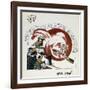 Illustration from Chad Gadya (The Tale of a Goat)-El Lissitzky-Framed Premium Giclee Print