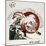 Illustration from Chad Gadya (The Tale of a Goat)-El Lissitzky-Mounted Giclee Print