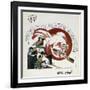 Illustration from Chad Gadya (The Tale of a Goat)-El Lissitzky-Framed Giclee Print