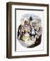 Illustration from Charles Dickens' "A Christmas Carol"-null-Framed Premium Photographic Print