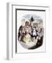 Illustration from Charles Dickens' "A Christmas Carol"-null-Framed Premium Photographic Print