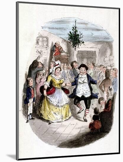 Illustration from Charles Dickens' "A Christmas Carol"-null-Mounted Photographic Print