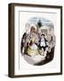 Illustration from Charles Dickens' "A Christmas Carol"-null-Framed Photographic Print