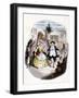 Illustration from Charles Dickens' "A Christmas Carol"-null-Framed Photographic Print