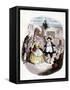 Illustration from Charles Dickens' "A Christmas Carol"-null-Framed Stretched Canvas