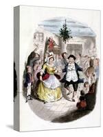 Illustration from Charles Dickens' "A Christmas Carol"-null-Stretched Canvas