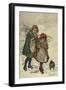 Illustration from Christmas Tree Fairy, Pub. 1886-Lizzie Mack-Framed Giclee Print