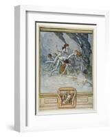 Illustration from Dante's 'Divine Comedy', Inferno, Canto Xxx: 22, 1921 (W/C on Paper)-Franz Von Bayros-Framed Giclee Print