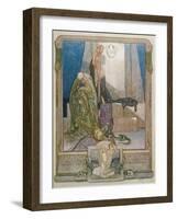 Illustration from Dante's 'Divine Comedy', Paradise, Canto IX, 1921-Franz Von Bayros-Framed Giclee Print