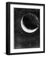 Illustration from De La Terre a La Lune by Jules Verne, 1865-null-Framed Giclee Print