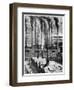 Illustration from De La Terre a La Lune by Jules Verne, 1865-null-Framed Giclee Print