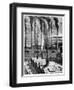 Illustration from De La Terre a La Lune by Jules Verne, 1865-null-Framed Giclee Print