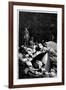 Illustration from De La Terre a La Lune by Jules Verne, 1865-null-Framed Giclee Print