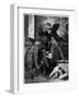 Illustration from De La Terre a La Lune by Jules Verne, 1865-null-Framed Giclee Print