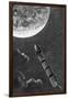 Illustration from From the Earth to the Moon-Jules Verne-Framed Giclee Print