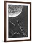 Illustration from From the Earth to the Moon-Jules Verne-Framed Giclee Print