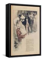 Illustration from 'Gil Blas', 1895-Paul Balluriau-Framed Stretched Canvas