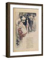 Illustration from 'Gil Blas', 1895-Paul Balluriau-Framed Giclee Print