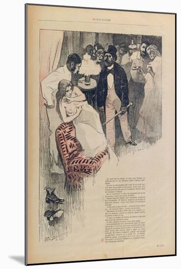 Illustration from 'Gil Blas', 1895-Paul Balluriau-Mounted Giclee Print