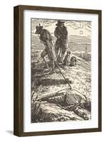 'Illustration from 'History of the Plague' (Defoe)', 1862, (1923)-Frederic Shields-Framed Giclee Print