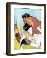 Illustration from 'Homes and Gardens' Magazine, 1954-null-Framed Giclee Print