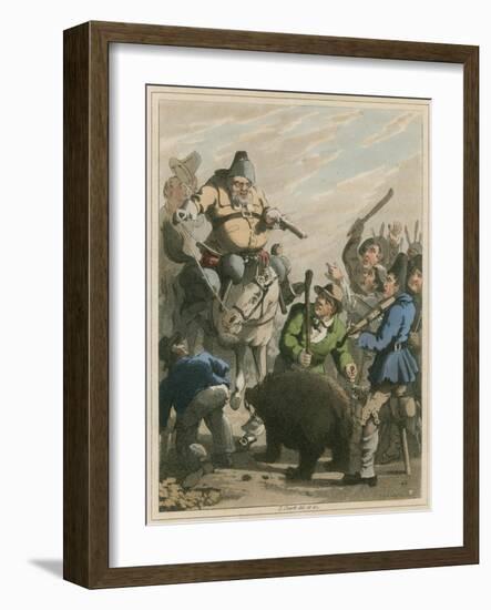 Illustration from Hudibras by Samuel Butler-I Clark-Framed Giclee Print