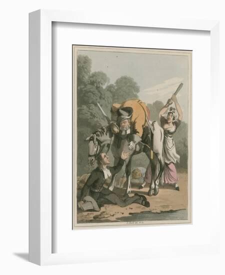 Illustration from Hudibras by Samuel Butler-I Clark-Framed Giclee Print