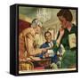 Illustration from 'John Bull', 1954-null-Framed Stretched Canvas
