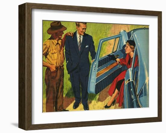 Illustration from 'John Bull', 1956-null-Framed Giclee Print