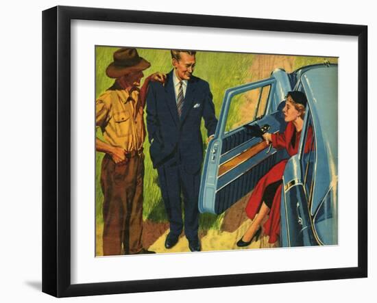 Illustration from 'John Bull', 1956-null-Framed Giclee Print