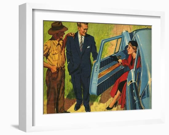 Illustration from 'John Bull', 1956-null-Framed Giclee Print