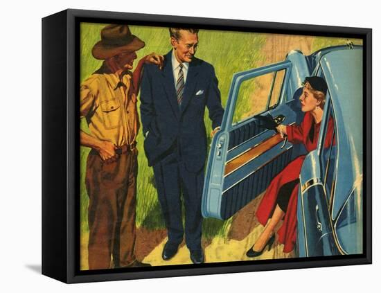 Illustration from 'John Bull', 1956-null-Framed Stretched Canvas