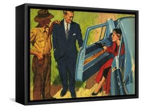 Illustration from 'John Bull', 1956-null-Framed Stretched Canvas