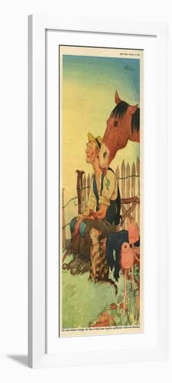 Illustration from 'John Bull', October 1950-null-Framed Giclee Print