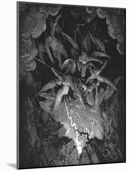 Illustration from John Milton's Paradise Lost, 1866-Gustave Doré-Mounted Giclee Print