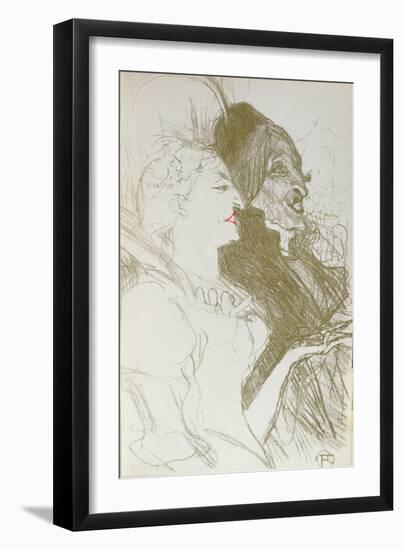 Illustration from La Revue Blanche, March 1894-Henri de Toulouse-Lautrec-Framed Giclee Print