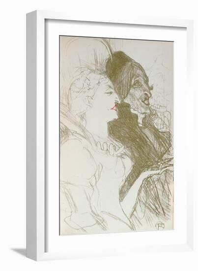 Illustration from La Revue Blanche, March 1894-Henri de Toulouse-Lautrec-Framed Giclee Print