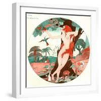 Illustration from La Vie Parisienne, 1920s-null-Framed Giclee Print