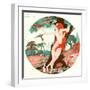 Illustration from La Vie Parisienne, 1920s-null-Framed Giclee Print