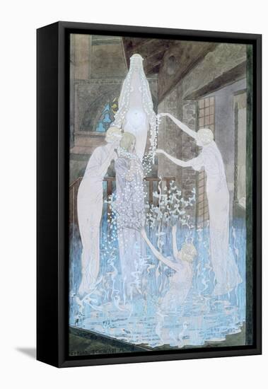 Illustration from Le Reve by Emile Zola-Carlos Schwabe-Framed Stretched Canvas