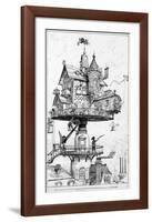 Illustration from Le Vingtie?me Sie?cle, 1883-Albert Robida-Framed Art Print