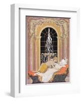 Illustration from Les Liaisons Dangereuses by Pierre Choderlos de Laclos-Georges Barbier-Framed Giclee Print