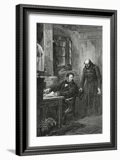 Illustration from Les Misérables, 19th Century-Frederic Lix-Framed Giclee Print