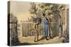 Illustration from 'Life of an Actor', by Pierce Egan, Published 1825 (Colour Engraving)-Theodore Lane-Stretched Canvas