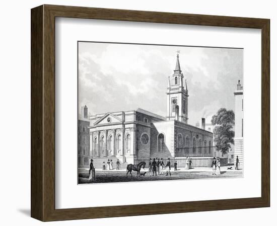 Illustration from 'London and it's Environs in the Nineteenth Century'-Thomas Hosmer Shepherd-Framed Giclee Print