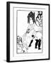 Illustration from Lysistrata by Aristophanes-Aubrey Beardsley-Framed Giclee Print